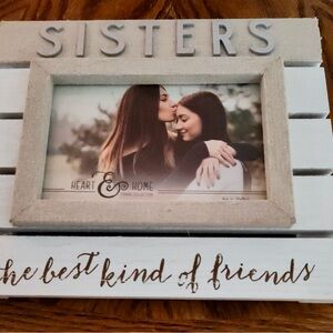 White and Cream Photo Frame